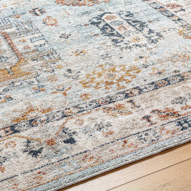 Livabliss Transitional Beckham Medallion Area Rug