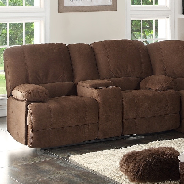 BestMassage Sectional 3 Seat Faux Leather Sofa Couch Brown for sale online 