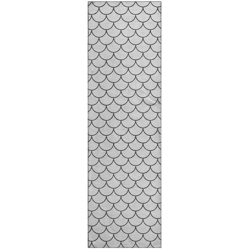 Premium Washable Super Soft Geo Scallops Mayfield Rug