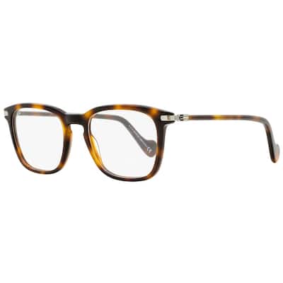 Moncler ML5045 054 Mens Red Havana 52 mm Eyeglasses - Red Havana