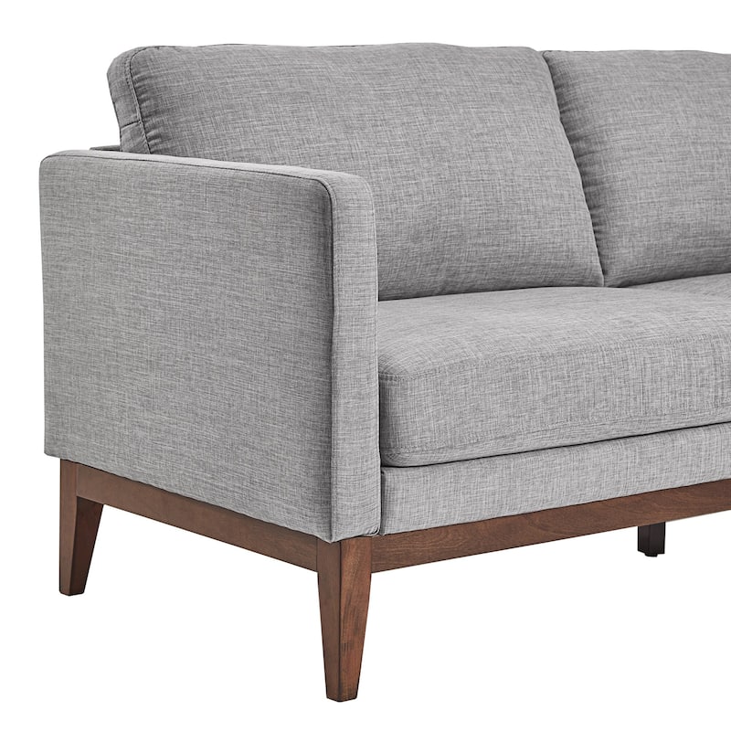 Vail Linen Upholstered Sofa and Loveseat by iNSPIRE Q Modern