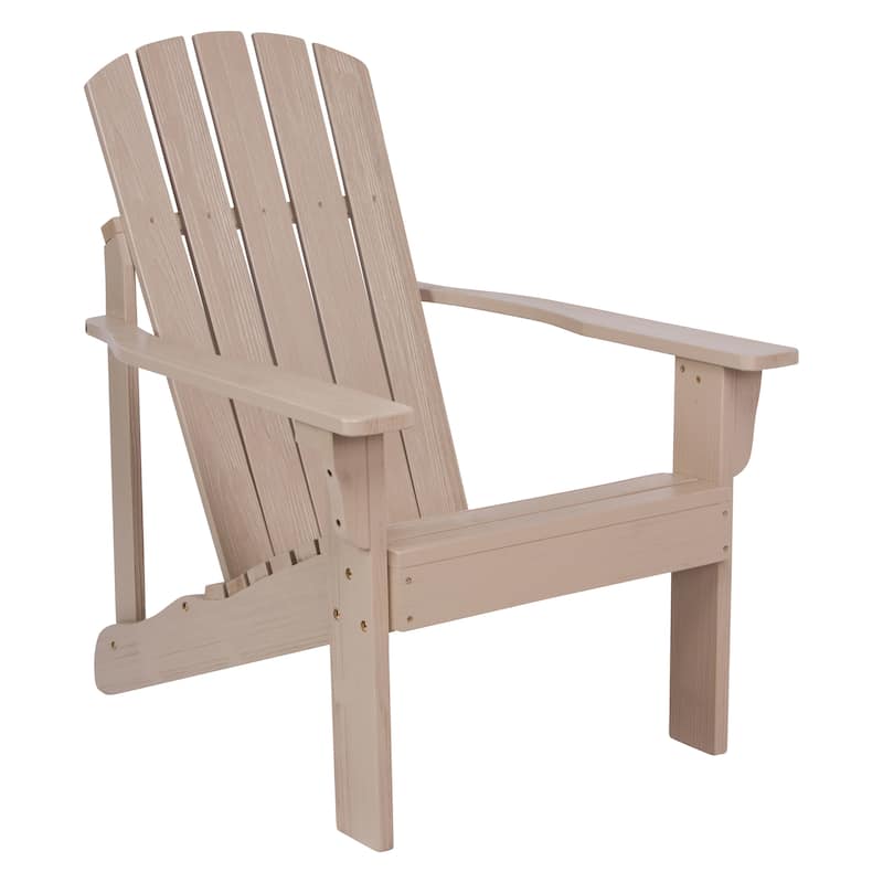 Laguna Outdoor Weather Resistant Wood Patio Adirondack Wood Chair