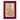 Antique Ship Plan IV -Framed Print w/glass-Cherry Red