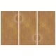 preview thumbnail 5 of 5, vidaXL Patio Wall Decorations 3 pcs 41.3"x21.7" Corten Steel Sun Design