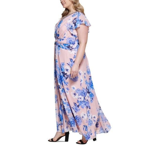 formal.maternity dress Azazie Emree Color:TIFFANY/BLUE NUDE