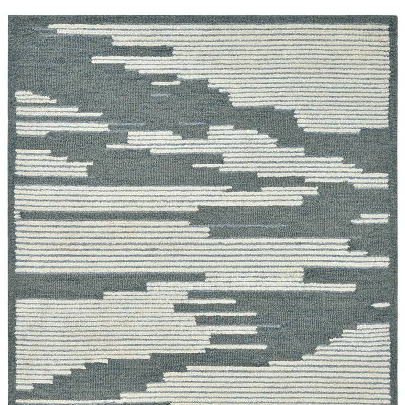 HomeRoots Abstract Lodge Rectangle Area Rug