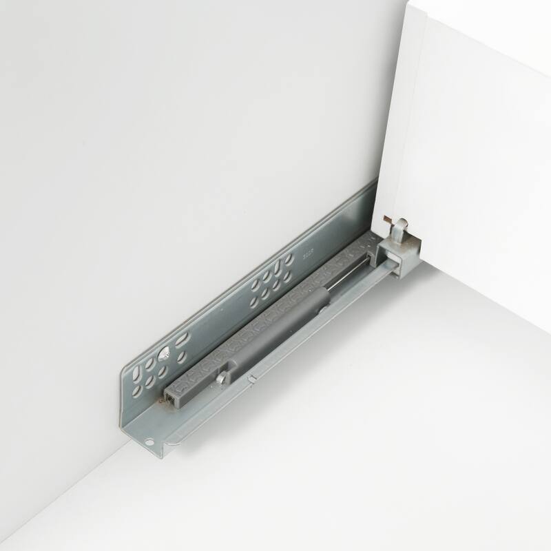 59.3" Modern Double Bathroom Vanity, Solid Wood Frame with SMC Sinks, Soft-Close Doors & Drawers