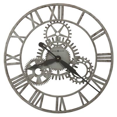 Howard Miller Sibley Steampunk Industrial Wall Clock