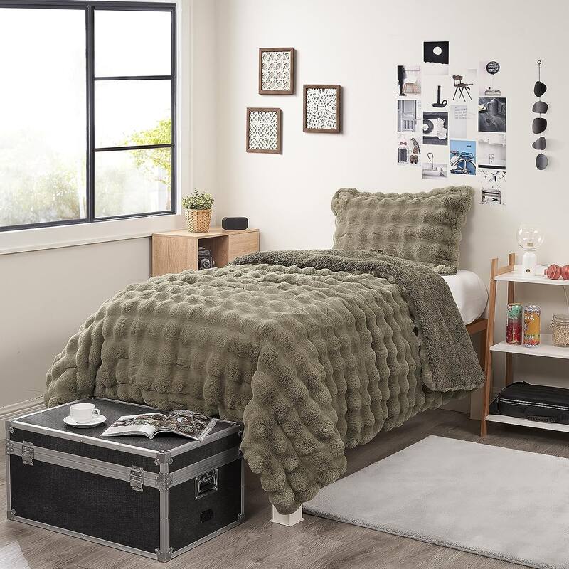 Snowball® Chunky Bunny - Coma Inducer® Oversized Comforter Set - Olive Earth - Twin XL
