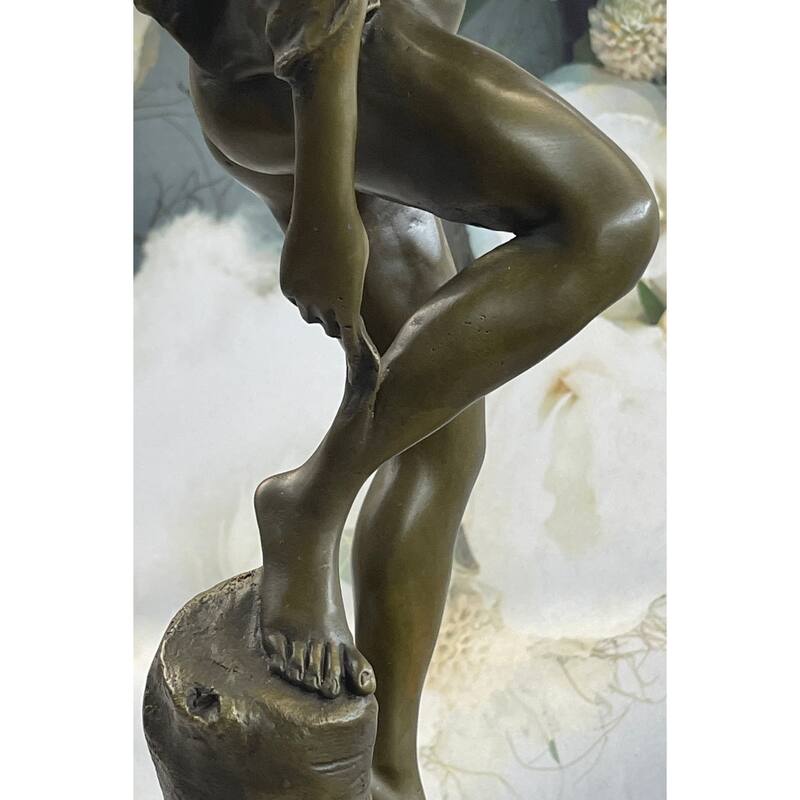 Flying Mercury Hermes W/ Caduceus Bronze Statue Sculpture Giambologna 20 Inches X 11 Inches