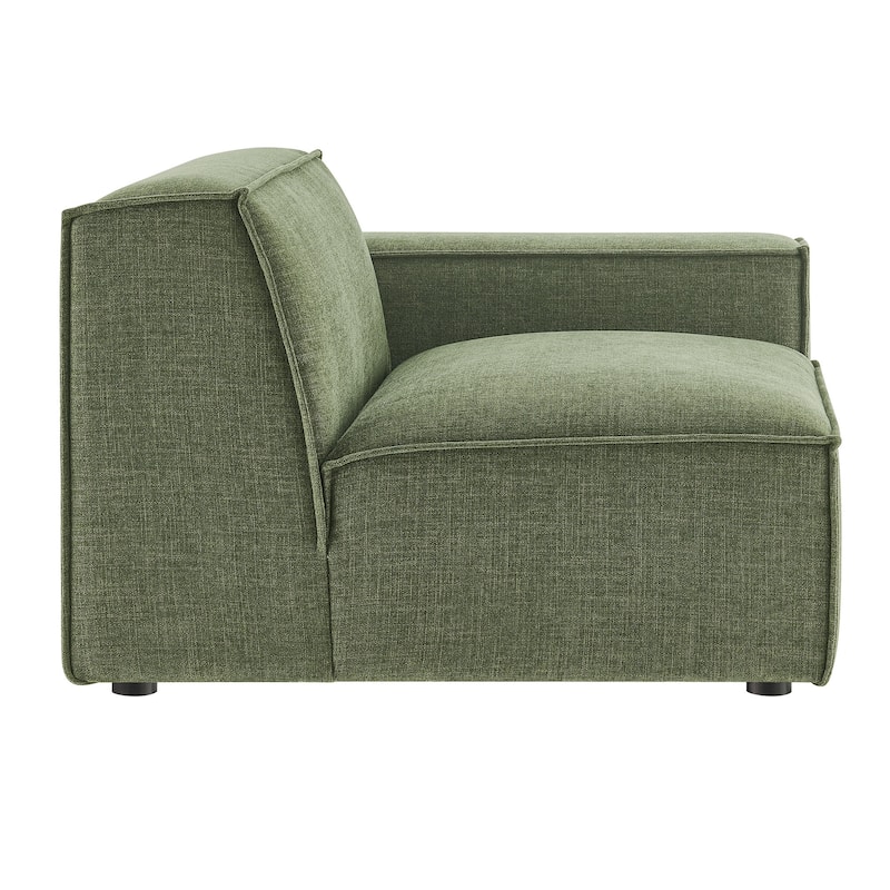 Restore Performance Fabric Upholstered Right-Facing Modular Lounge Chair