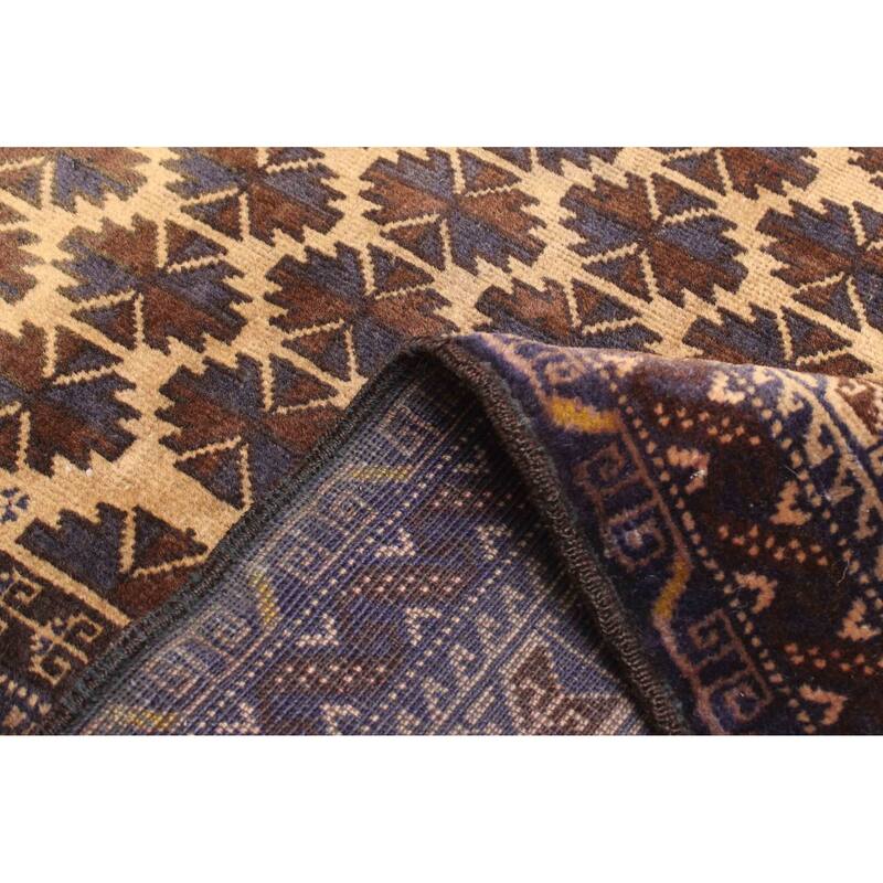 ECARPETGALLERY Hand-knotted Teimani Beige Wool Rug - 2'11 x 4'7