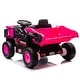 preview thumbnail 50 of 78, 12V Kids Ride On Dump Truck w/ Parental Remote, Music, Volume Adjustment, Rear-Wheel Suspension & Shovel for Ages 3-5