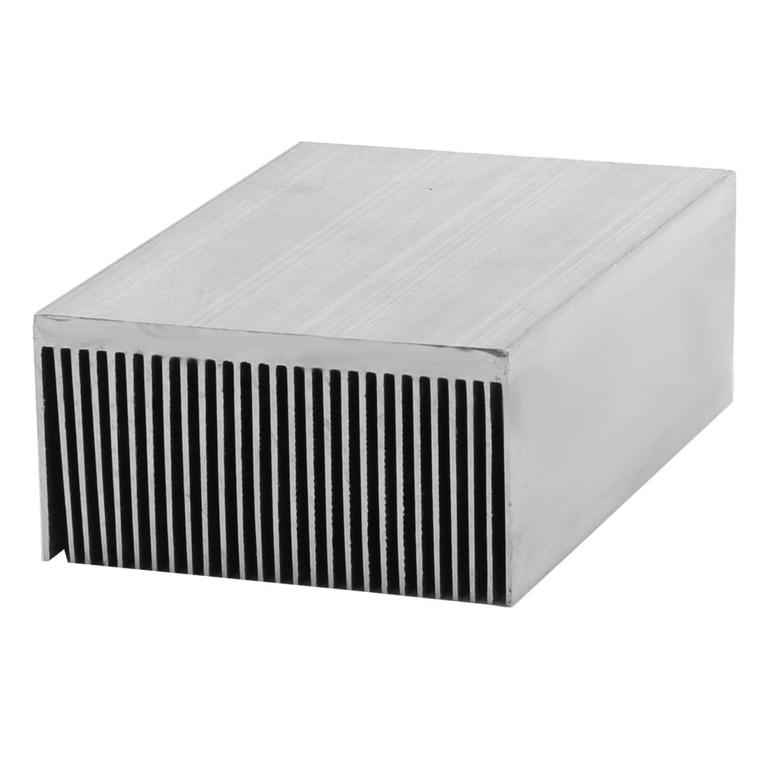 Durable Silver Tone Aluminium Heat Diffuse Heat Sink Cooling Fin 120x100x18mm