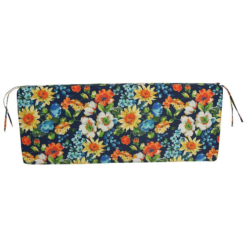 Blazing Needles 54-inch All-Weather Bench Cushion - 54 x 19