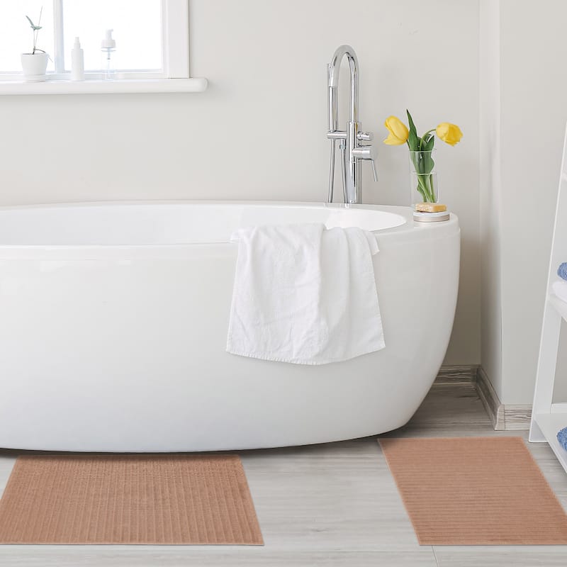 Superior Eco-Friendly Soft and Absorbent Bath Mat (set of 2)