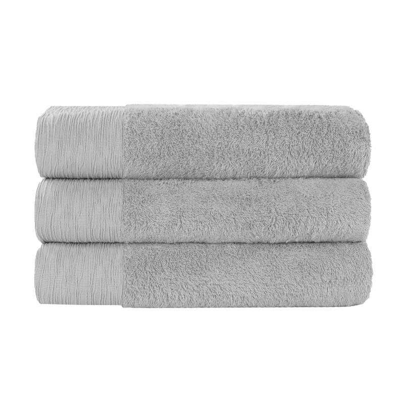 Superior Sierra Rayon From Bamboo Cotton Blend Bath Towel Set of 3
