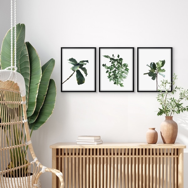 Americanflat 3 Piece 18x24 Framed Wall Art Triptych - Ocean Breeze Watercolors by Kelsey McNatt並行輸入 Americanflat 3 Piece 18x24 Unmatted Framed Print Set - Abstract