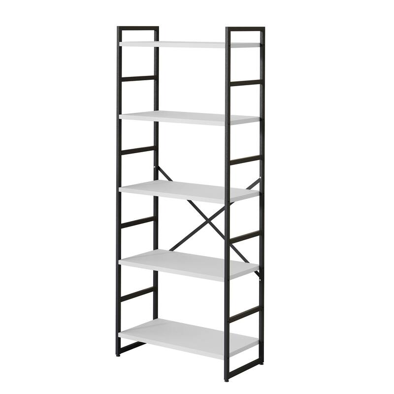 Futzca 5 Tier Storage Bookshelf