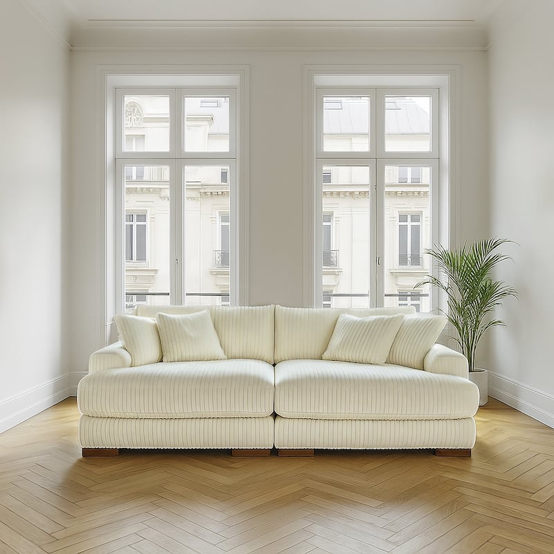 Signature Design by Ashley Lindyn Super Chaise - White