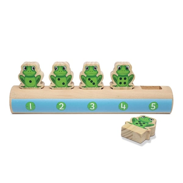 slide 2 of 8, Yellow Door Five Frogs on a Log Number Line Tool - Multi Multi - Kids