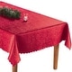 preview thumbnail 9 of 22, Solid Scroll Scalloped Edge Tablecloth