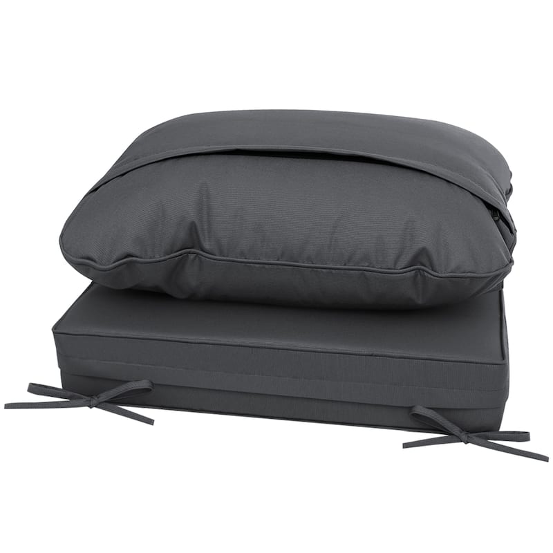 Waterproof Outdoor Deep Seat Cushion Set for Patio Furniture and Chairs