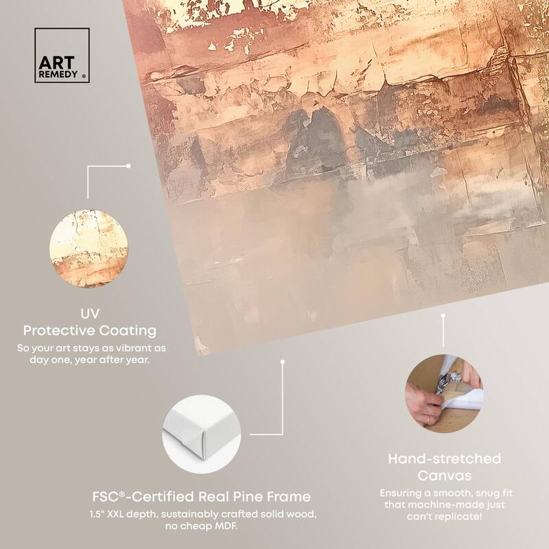 Earthy Glow V Canvas Set of 2 by Art Remedy, Gallery Wrapped