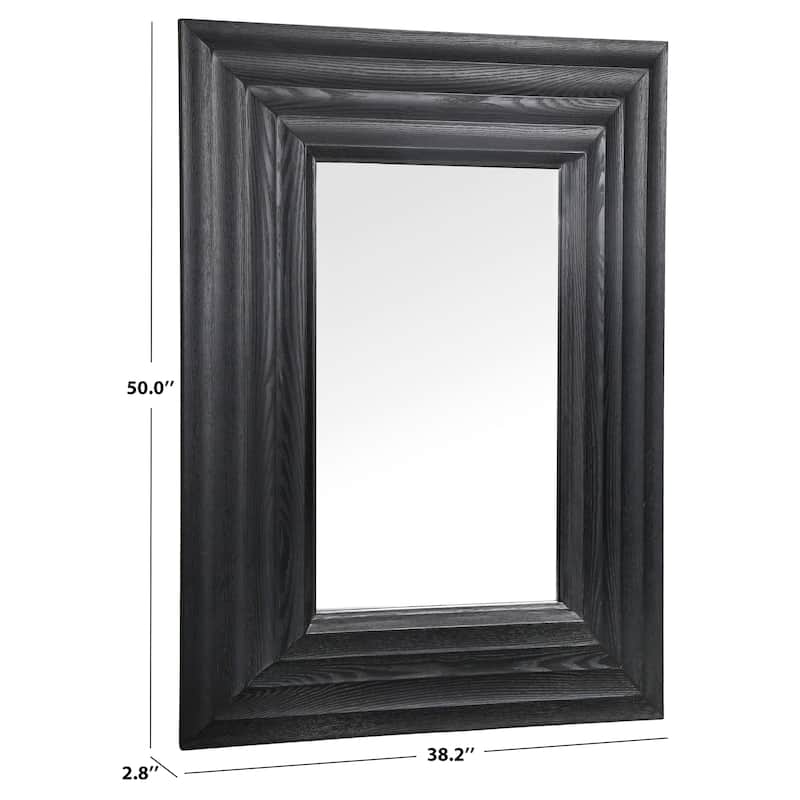 SAFAVIEH Couture Jilianna 50-inch Vertical Rectangle Wood Mirror - 38.2"W x 2.8"D x 50"H