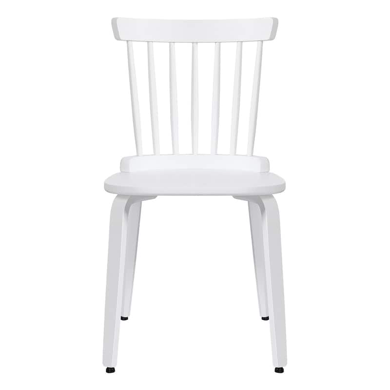 Solid Wood Spindle Back Windsor Dining Chairs, Set of 2 - 17.44" (W) x 19.7" (D) x 33.1" (H)