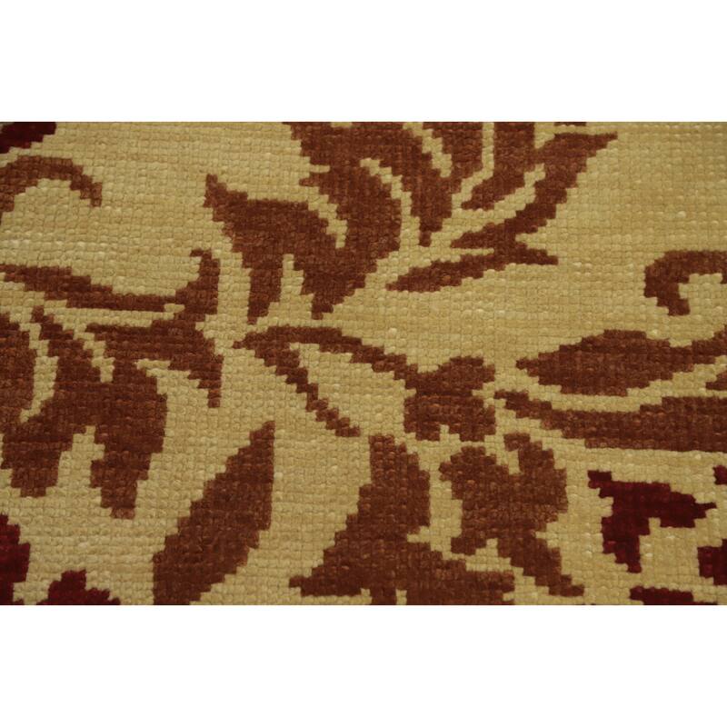 All-Over Floral Indian Area Rug 5x8 - 7' 9'' X 5' 4''