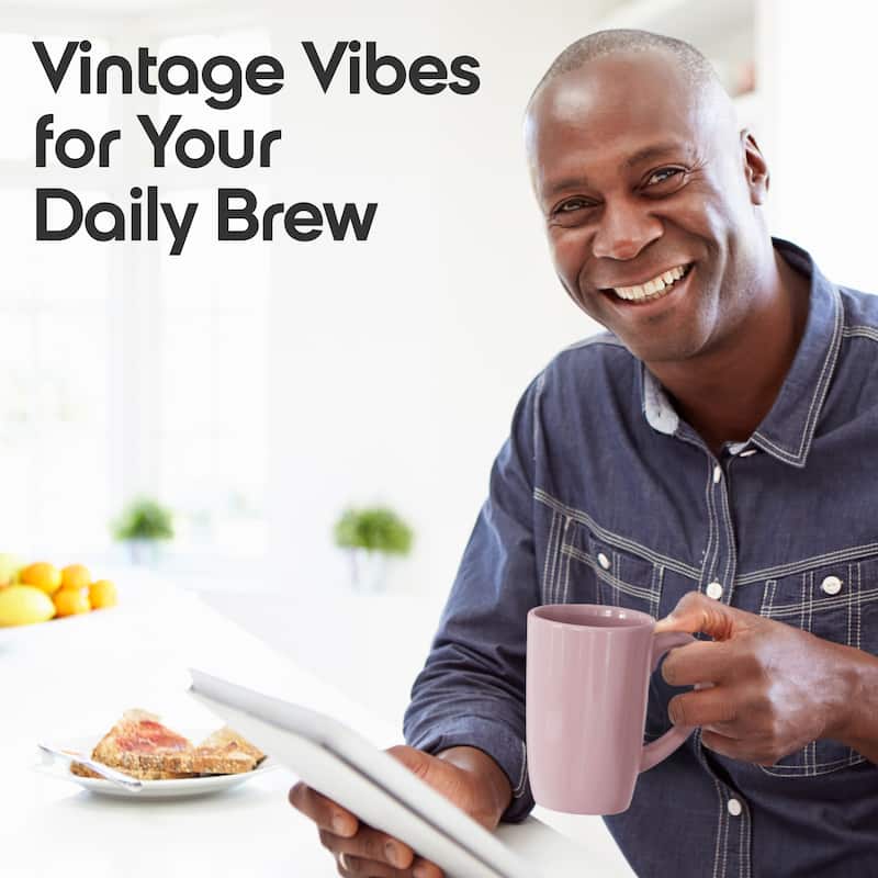 Omniware Teaz Cafe 18 oz Mug with Matte Finish - 3.5" D x 7.75" H