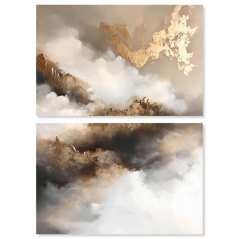 Celestialscape Canvas Set of 2 by Art Remedy, Gallery Wrapped - 30" x 20"