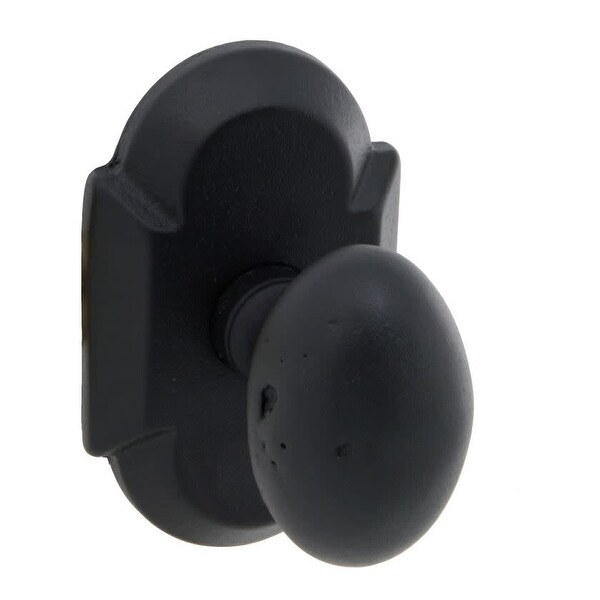 Delaney BP-102TB-SI SandCast Collection Sorrento Series Privacy Door Knob Set with Curved Rosette