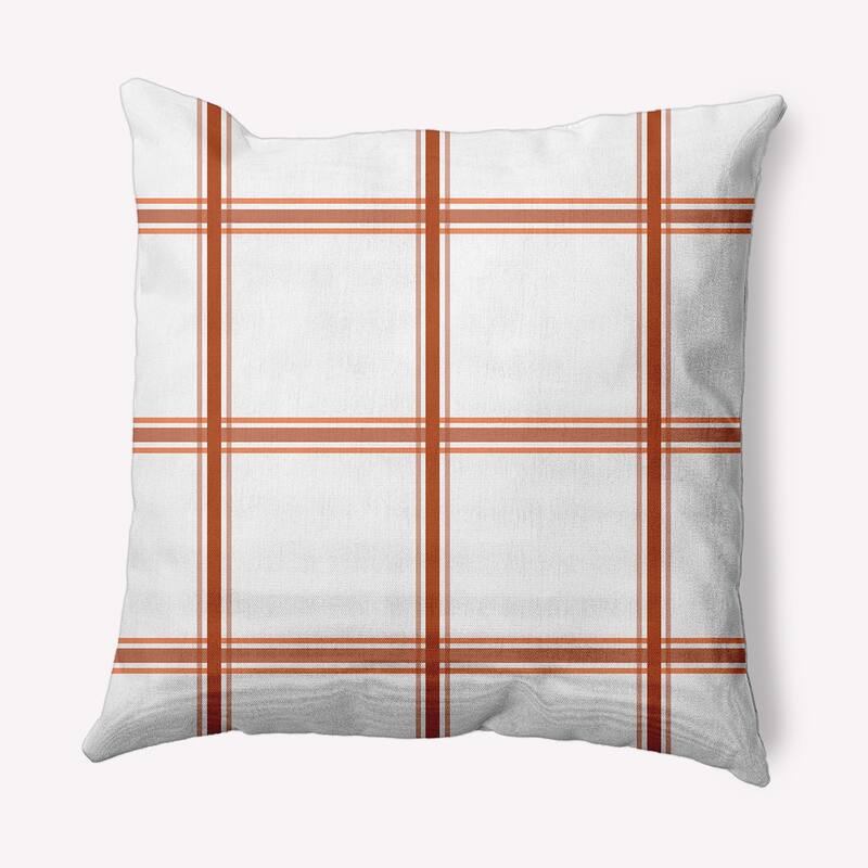 Geometric Indoor/Outdoor Throw Pillow - 20" x 20" - Sienna