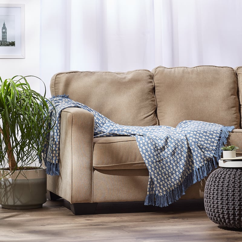 DII Stone Urban Check Throw