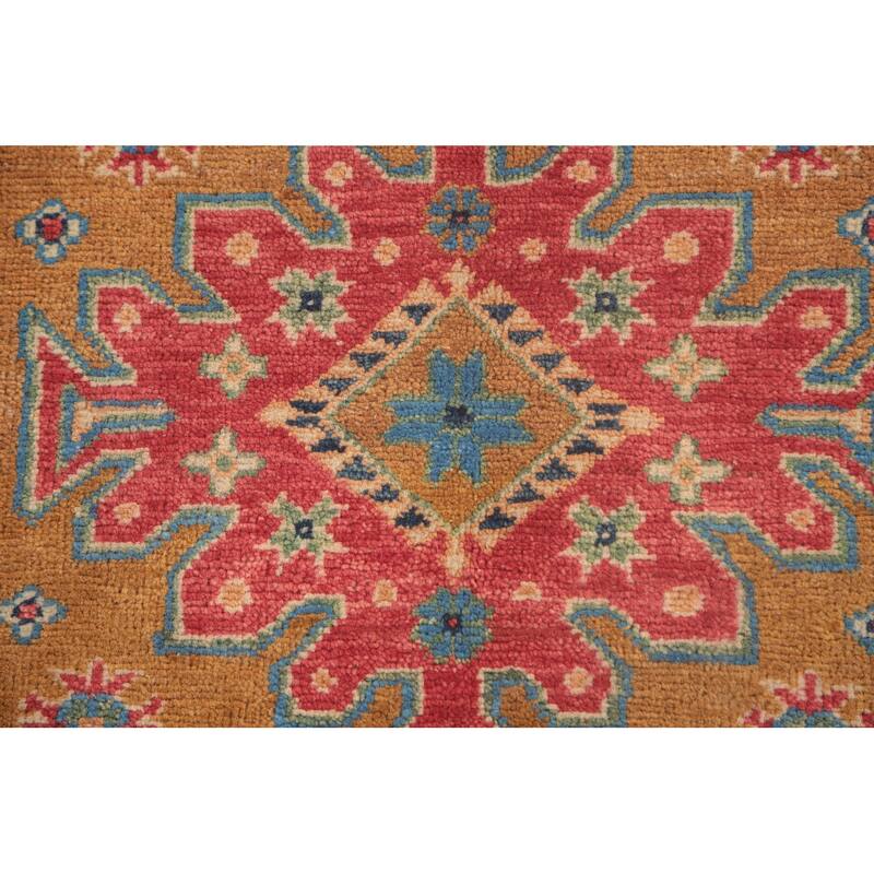 Kazak Oriental Foyer Rug Handmade Wool Carpet - 2'9" x 3'10"