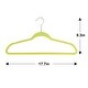 preview thumbnail 44 of 42, Hanger Sets Heavy Duty Velvet Hangers 50 Pack-Non Slip &Ultra Thin - 50pack