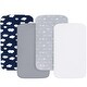 preview thumbnail 1 of 7, Baby Bassinet Fitted Sheets Fit for Most Mainstream Bassinet Mattress, Soft and Skin-friendly Bassinet Sheet - Set of 4 20" x 33"