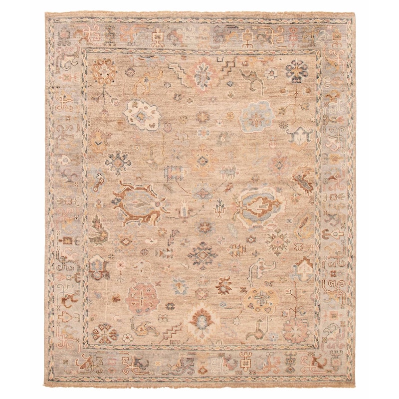 ECARPETGALLERY Hand-knotted Jules Serapi Taupe Wool Rug - 8'2 x 9'8 - Taupe - 8'2 x 9'8