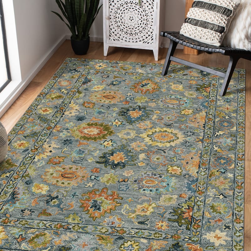 Empress Gray Traditional Hand-Hooked Area Rug 2' x 3'