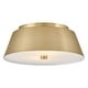 preview thumbnail 4 of 4, Lark 83513 Tess 2 Light 14" Wide Flush Mount Ceiling Fixture