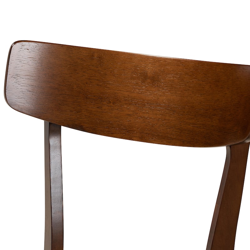 Rika Mid-Century Modern Transitional 5-Piece Dining Set