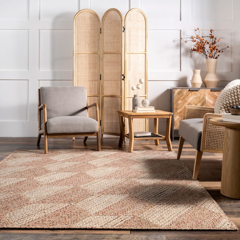 Nuloom Mitzy Casual Honeycomb Jute Area Rug