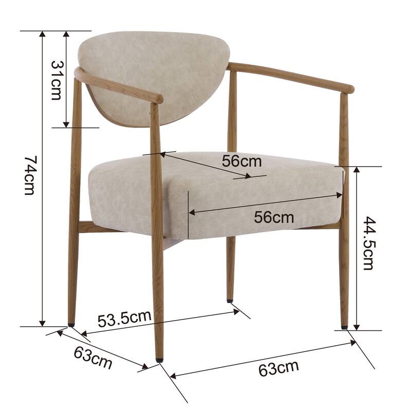 Vanity Chair Dining Chair Accent Chair Set of 2 Reception Chair Blue Fabric Kitchen Chair with Metal Legs