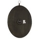 preview thumbnail 5 of 5, Ines Large Oval Wall Clock - 36"H x 23.5"W x 1.5"D