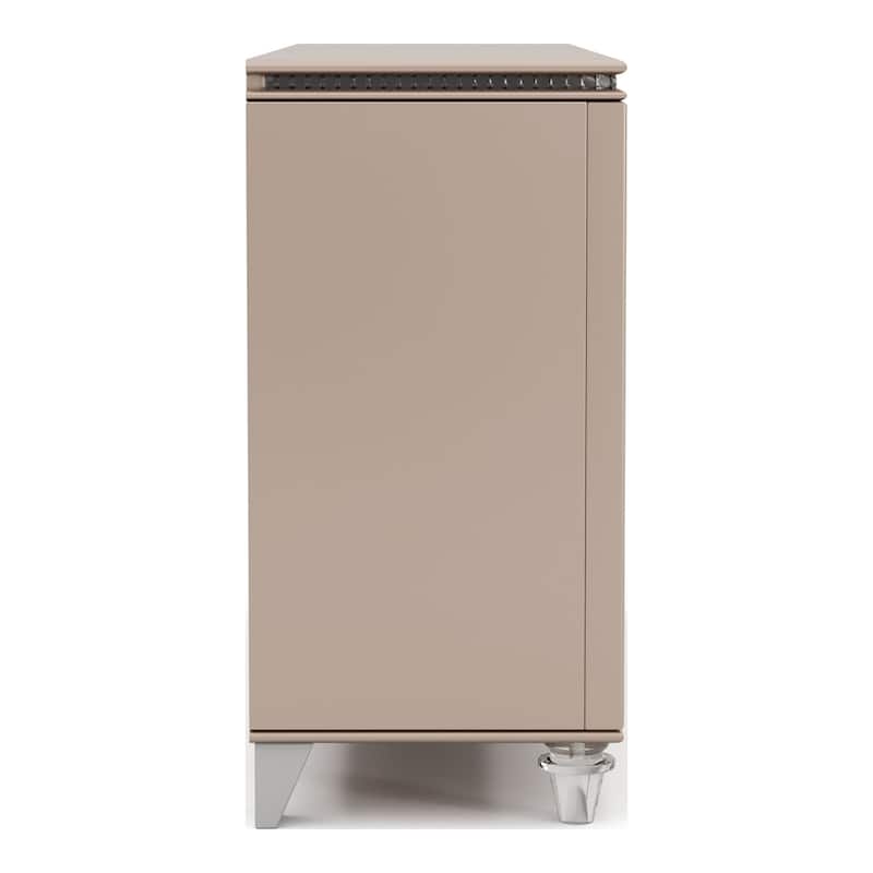 Ving Contemporary Rose Gold 56-inch Wide 6-Drawer Wood Dresser by Furniture of America