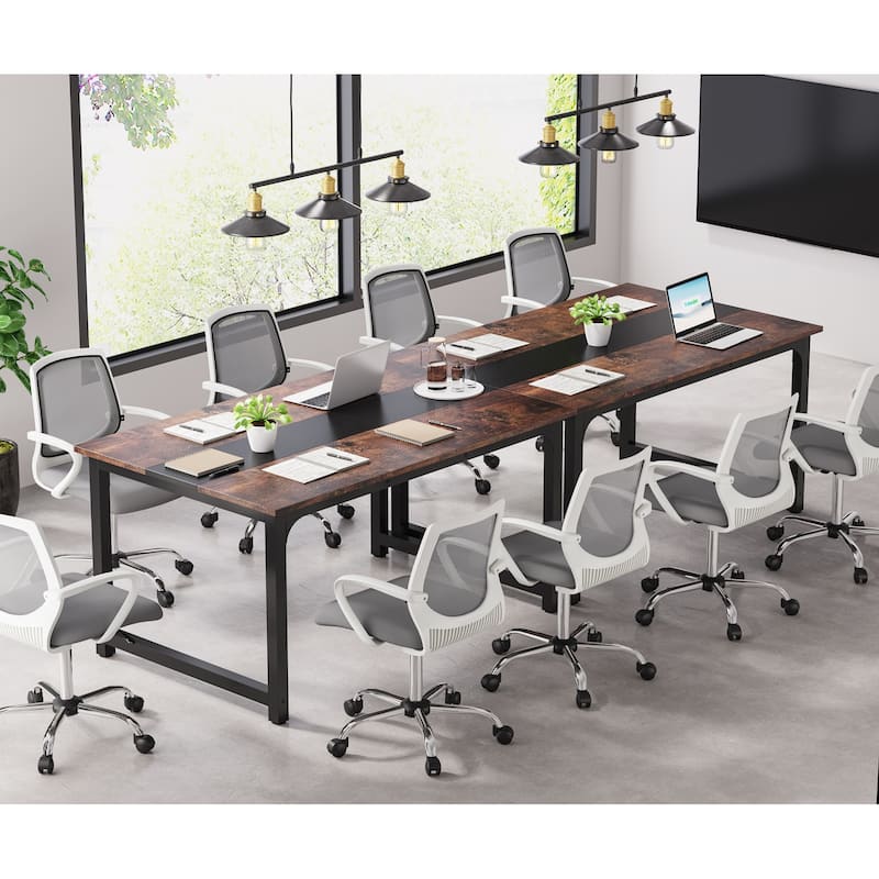 6FT Modern Conference Table for Office, Meeting Table for 4-6 - 63" L x 31.5" W x 29.13" H