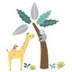 preview thumbnail 1 of 1, Bedtime Originals Mighty Jungle Animals Wall Decals - Giraffe/Sloth/Tree