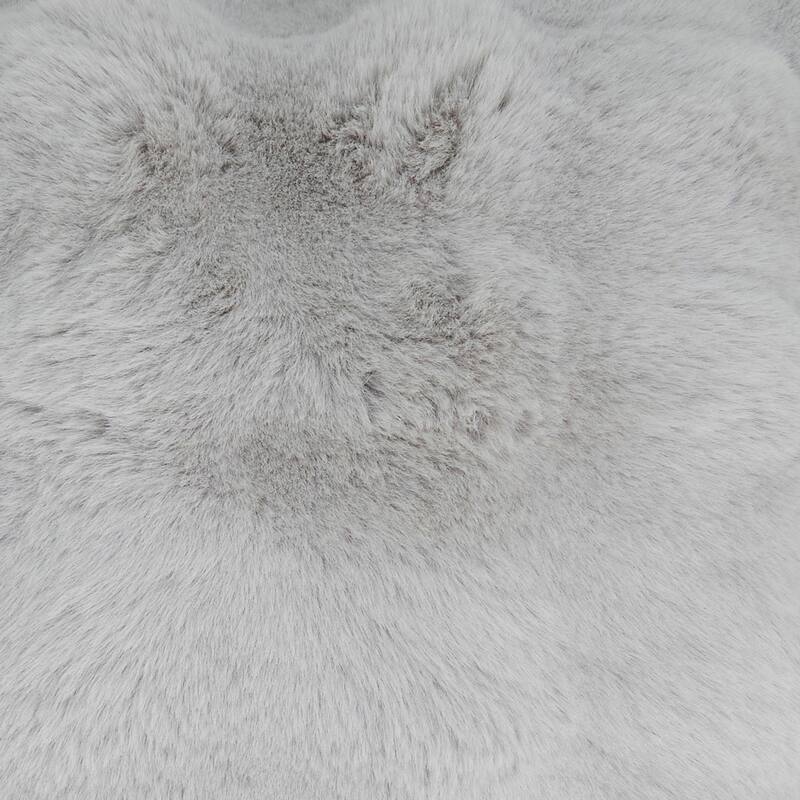 Plush Faux Fur Throw Pillow - Ultra-Soft Textured Accent for Sofa, Bed & Cozy Layered Styling